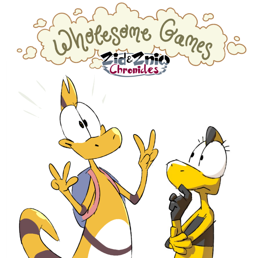 ZidAndZniw's tweet image. And the event's up! You can find our dinosaurs chilling around this year's @_wholesomegames Steam Event!

What's more, Zniw Adventure is 15% off for the duration of the event!!