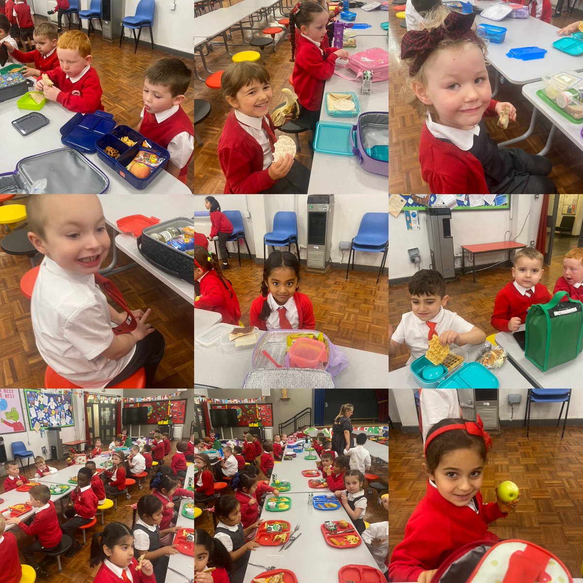 CorpusChristi_K's tweet image. Lots of smiles at their first lunch today ! Primary one are just taking school in their stride !!#firstlunch #school #itsgoingtobeagoodyear