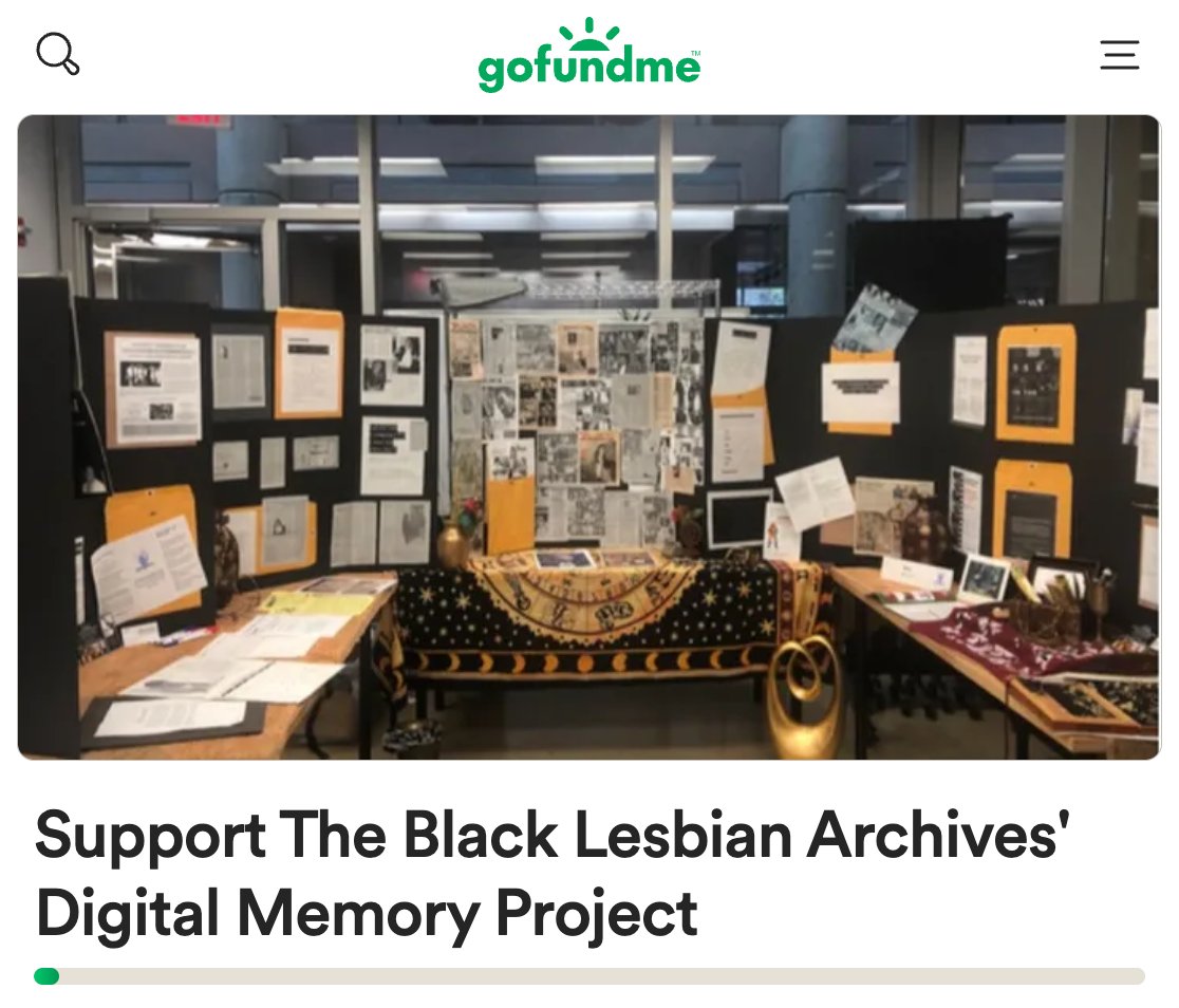 The Curve Foundation (@curvefdn) on Twitter photo Support a fellow lesbian archive today! <a href="/blacklesbianarc/">blacklesbianarchives</a> is seeking funding for a project that will preserve the stories of Black Lesbian individuals, orgs, and communities from the 70s-90s! gofund.me/b59e555a Support a fellow lesbian archive today! <a href="/blacklesbianarc/">blacklesbianarchives</a> is seeking funding for a project that will preserve the stories of Black Lesbian individuals, orgs, and communities from the 70s-90s! gofund.me/b59e555a