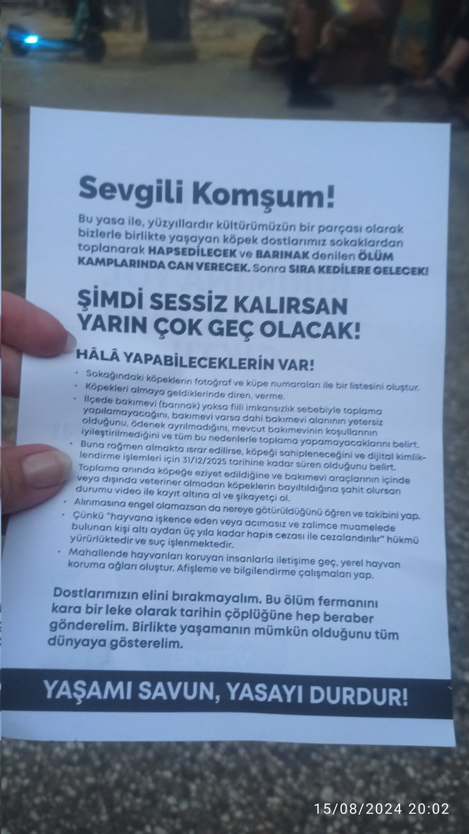 Tusss1a's tweet photo. #HayvanKatliamınaHayır 
#YasayıGeriÇek https://t.co/pWpfU3aqDg