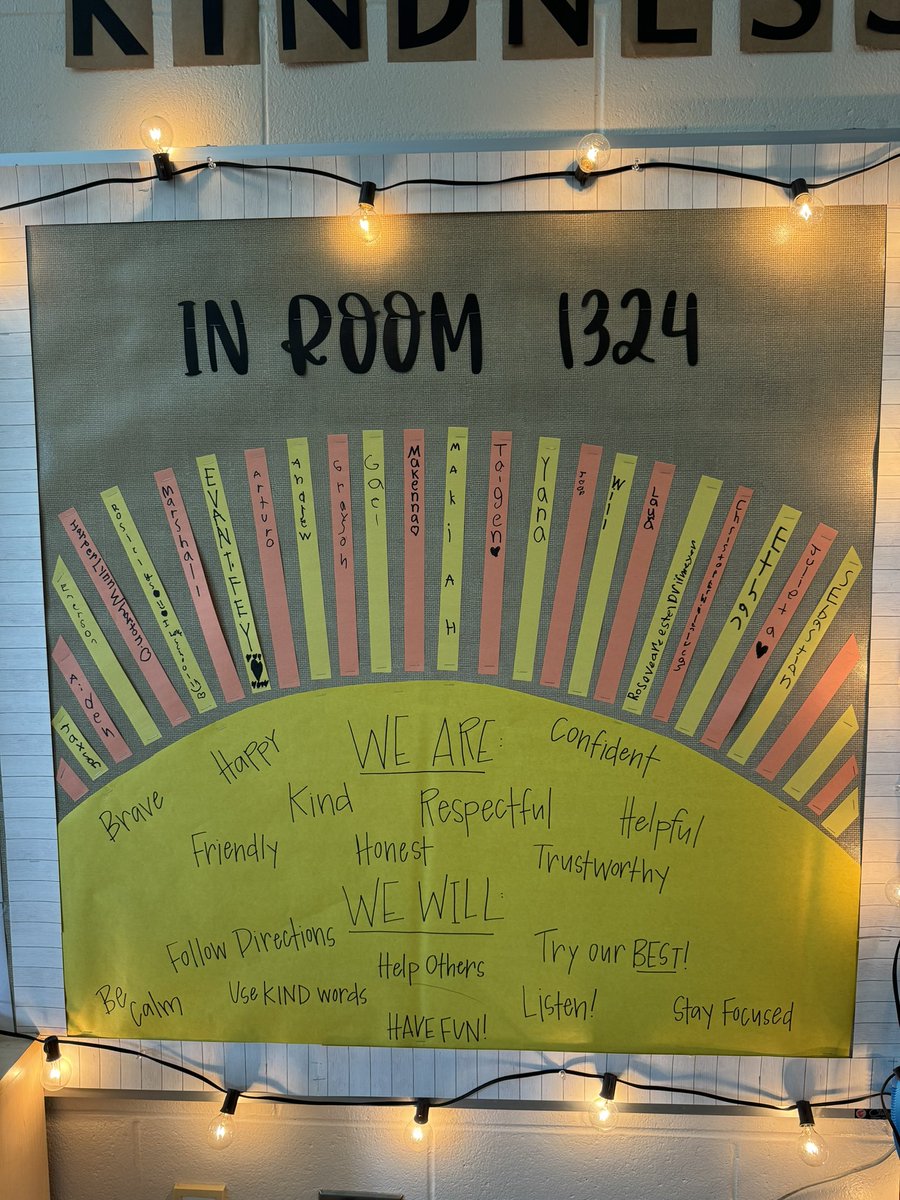 Mrs_Scanlon1's tweet photo. Starting off year 3 with JOY! Identity statements, classroom agreements, + the best team. I can’t wait to take on 3rd grade with this crew! ✨🤍 https://t.co/MEQrTxCGMB