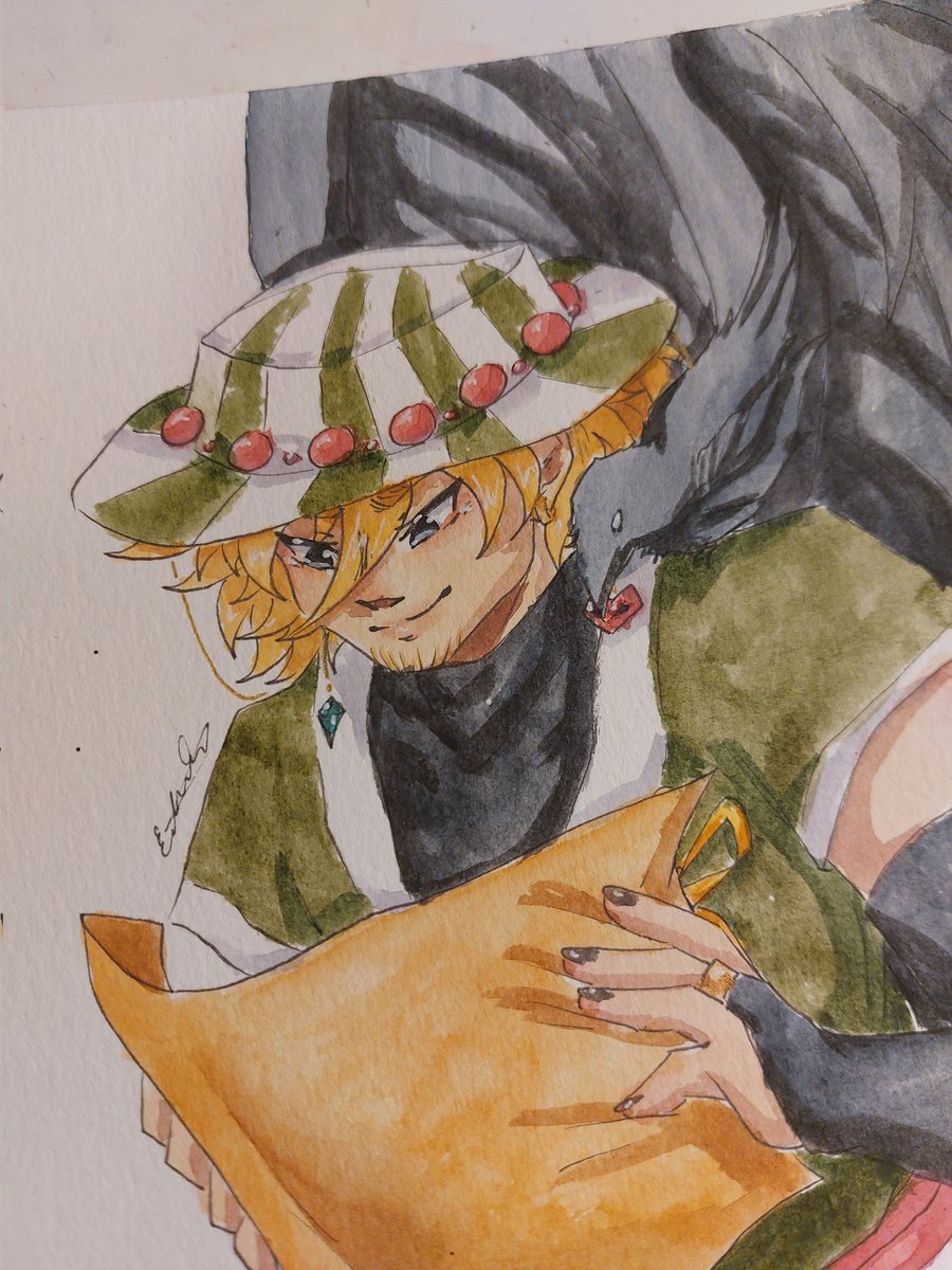 EugeCreator's tweet photo. Day 27 of #philzapromptmonth !!
Bird man exploring with a silly birb companion :D
#watercolor #hardcorelore #philzafanart https://t.co/lvLsVxdoW8