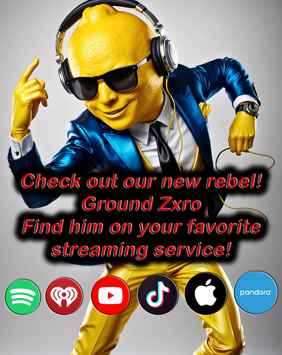RebelLemonade's tweet photo. New Rebel Alert! 🚨
We're excited to introduce Ground Zxro, the latest creative force to join the Rebel Hub! 🎧 Dive into his unique sound and energy by checking him out on your favorite streaming service. 🌌

Discover why Ground Zxro is taking the music world by storm—hit play! https://t.co/3XAxKwoymG
