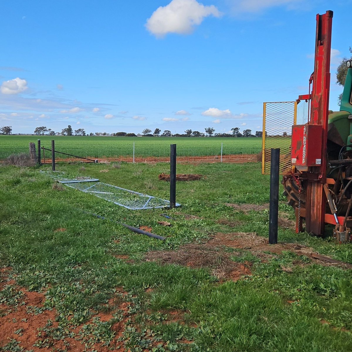 pasin23's tweet photo. Swinging Gates! One of many improvements happening on the "Plains" https://t.co/nqFbFpB1g8