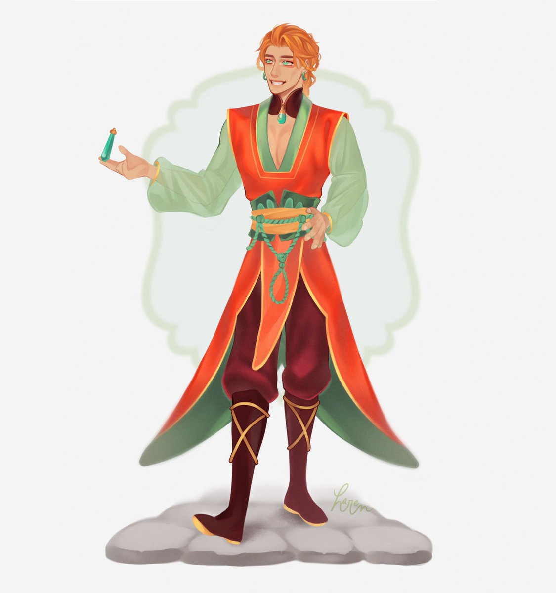 laharen1's tweet photo. Meet Rahaim, 🤗 it's been so long since I drew him, I love this stupid potion maker.... He's brainless....
.
.
#originalcharacter #potionmaker #fantasycharacter #digitalart #wuxia #xuanhuan #dnd #dndoc https://t.co/VOWY3icncO