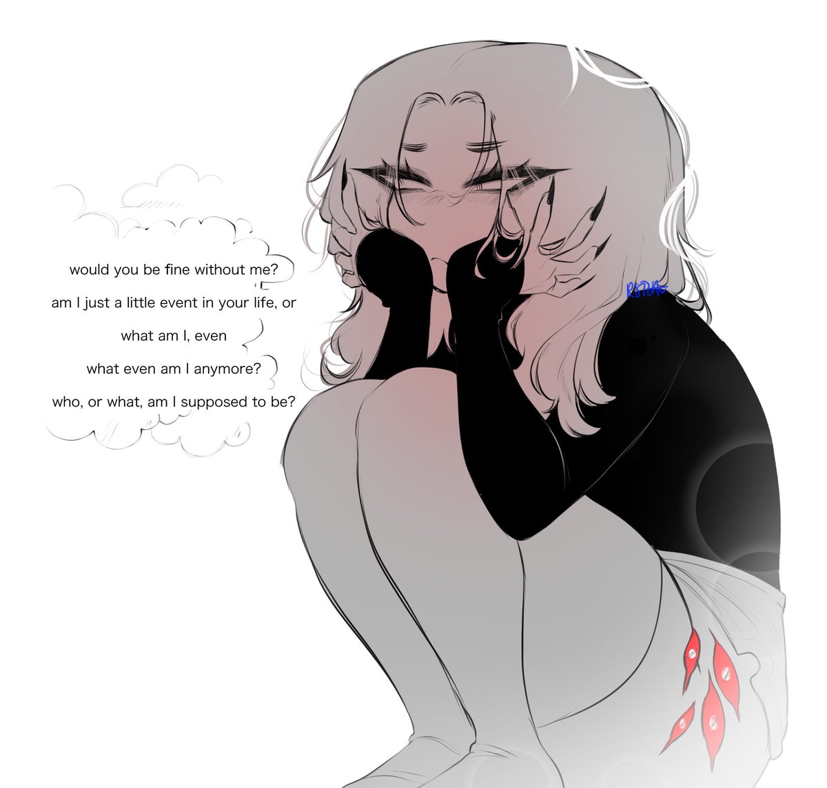when i have too much alone time my mind wonders