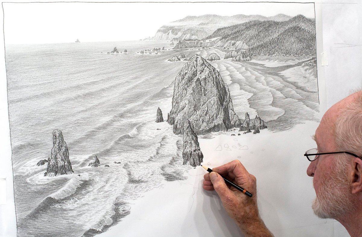 JamesNiehues's tweet image. 📍 Haystack Rock, OR

Far out to sea is the infamous Terrible Tilly Lighthouse. In the foreground we have the Needles and the iconic #HaystackRock of #CannonBeach. Further out we see Bird Rocks at Chapman Point, then Ecola Point, Indian Point and Tillamook Head on the horizon.
