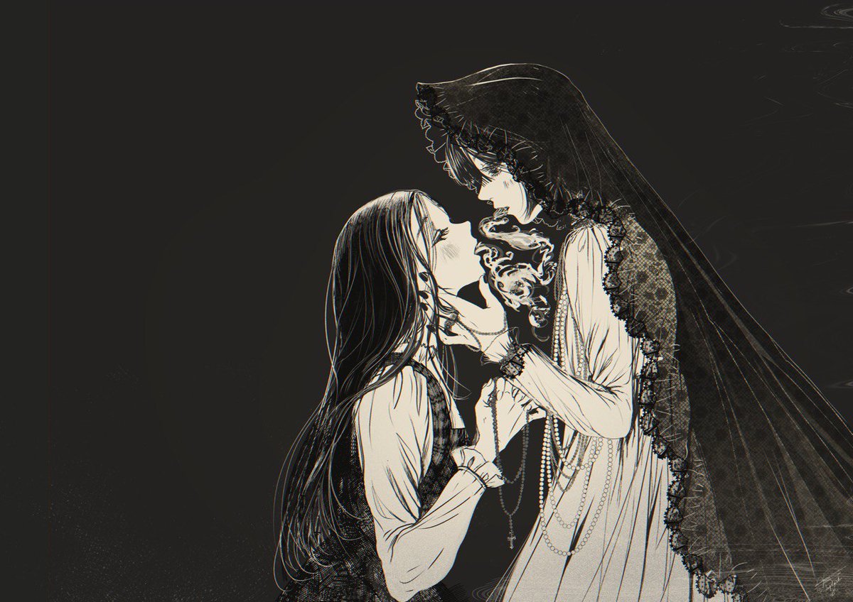 Angelfish_art's tweet photo. Feed me with your kiss.
#originalcharacters
#mbv
#ectoplasm
#ghost https://t.co/lhXlL6qWWO