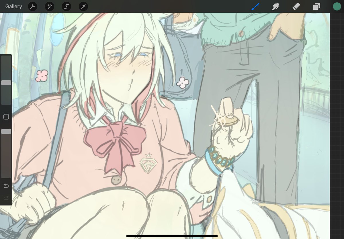 q1m1ndu's tweet photo. Currently working on a piece for an #avenpaz zine so here's a little sneak peek 

#honkaistarrail #topazhsr https://t.co/rWdurQFqY5
