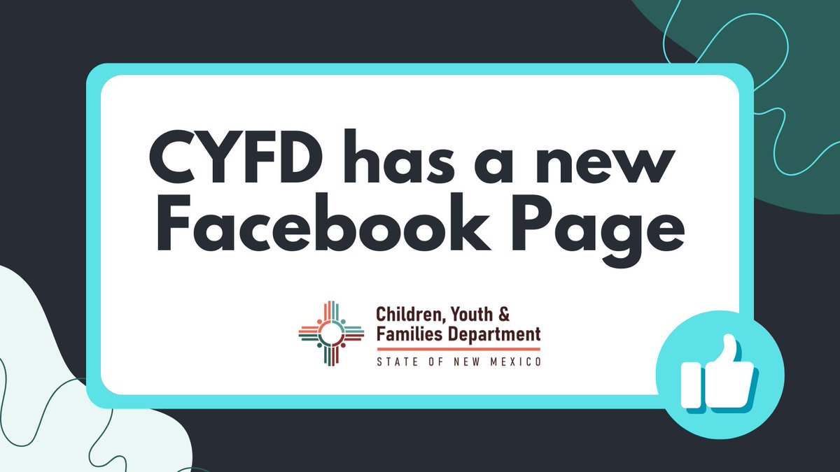 CYFD has a new Facebook Page! 

Like and follow CYFD's new page to stay in the loop with all our latest updates, announcements, and highlights. 

facebook.com/profile.php?id…