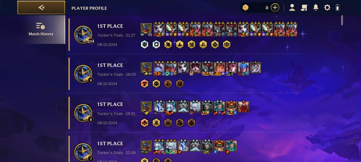 Starboy1195's tweet photo. "Tocker's Trials" is fun. Yes.
But, definitely not that fun.
Level 224 with four 3 star Nilah's sounds like a nightmare to watch.
#TFT https://t.co/1VwYAHESd2