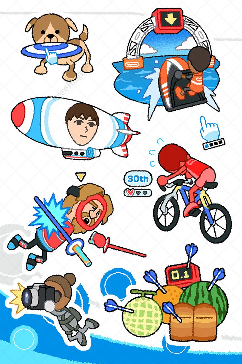 toodlingart's tweet image. wii sports resort too!!🏝️ swordplay and frisbee dog were core memories