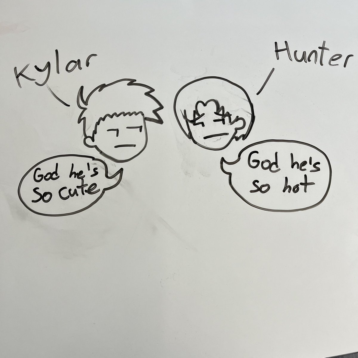 w_3011's tweet photo. A little doodle I made for Kylar x Hunter #Classof09
#Classof09fanart
#Classof09Kylar
#Classof09Hunter https://t.co/DOQih5V7VL