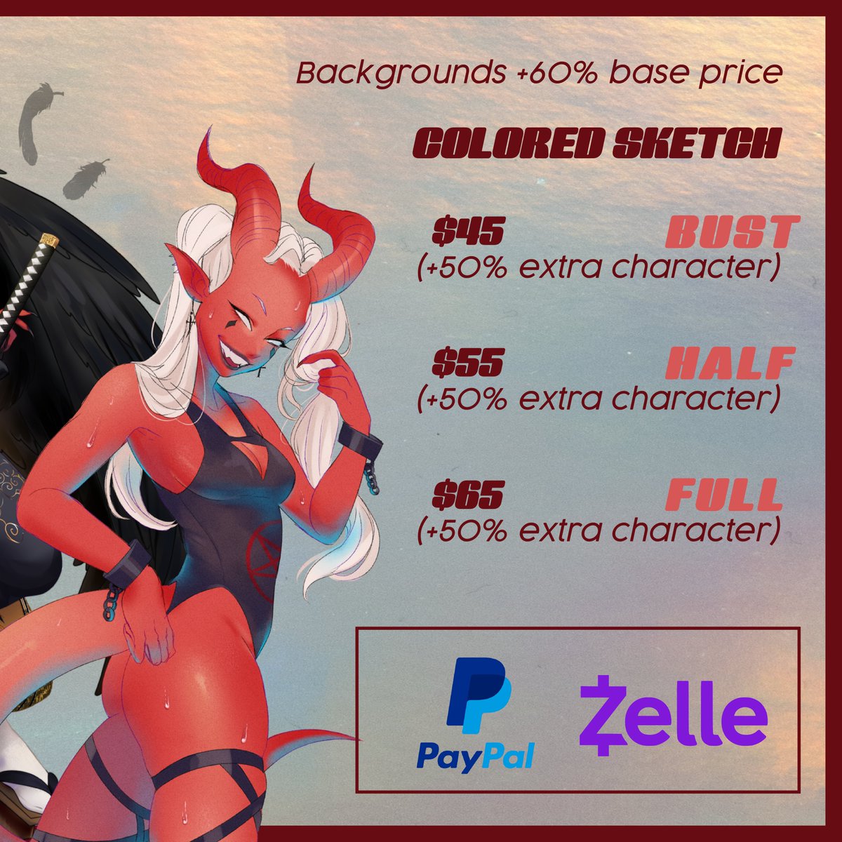 Opening  5 slots for colored sketches /o/ 💫

I still have some commissions on queue but I have some slots aviable 

#Commission #commissionopen #rkgk