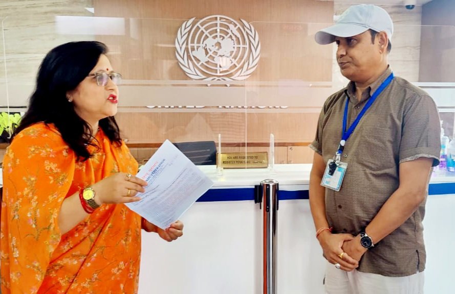 AsmitaWhf's tweet photo. We, WHF appealed the UNHumanRights for the protection of the rights of Hindus living in Bangladesh.
  
We strongly urges the UN to act immediately to end these violence . We have asked that the UNHumanRights  take immediate action to protect the Bangladesh's Hinduminority. https://t.co/bakbFMj0xm