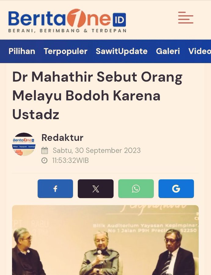 Agnostikindo's tweet photo. Both Malaysian &amp; Indonesian become stupid people because of islam. https://t.co/mvZHLSww4F