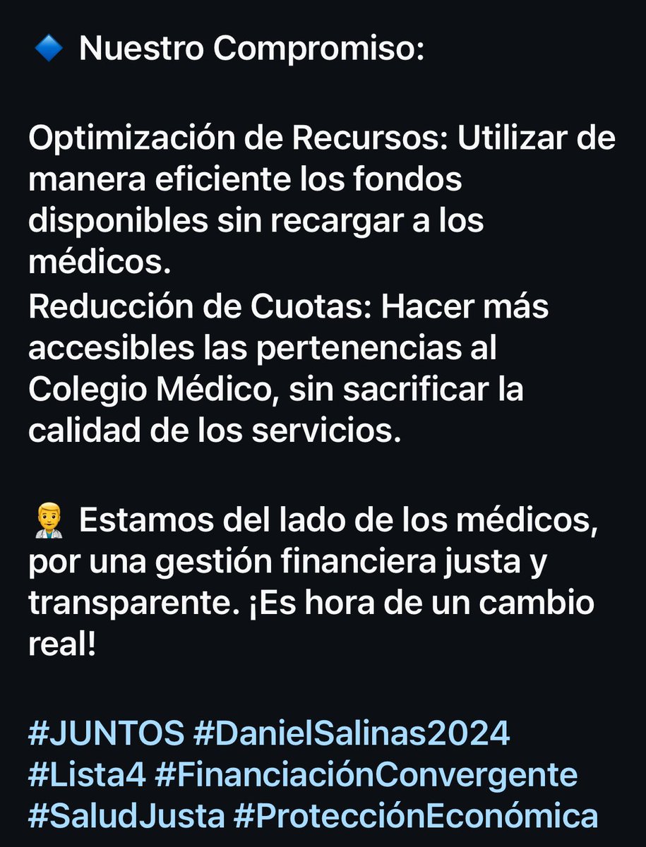 neves_giselle's tweet photo. #noseasindiferente @DrDanielSalinas presidente del CMU 2024 https://t.co/Ue89Pi47DW