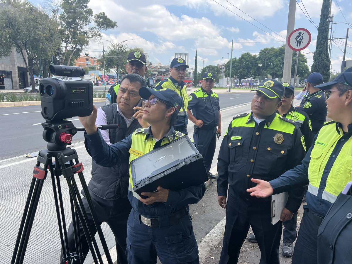 Today we concluded day 1 of <a href="/grspartnership/">Global Road Safety Partnership</a> practical training with <a href="/SSC_CDMX/">SSC CDMX</a> <a href="/jmorenocdmx/">Francisco Moreno Montaño</a> #Centurion traffic officers conducting speed enforcement. 
The <a href="/BloombergDotOrg/">Bloomberg Philanthropies</a> <a href="/VitalStrat/">Vital Strategies</a> Initiative for Global #RoadSafety is committed to saving lives in Mexico. 

#BIGRS #SlowDown