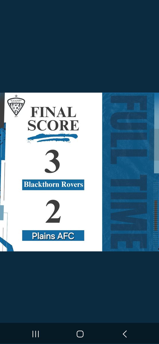 Blackthorn Rovers (@blackthornrove1) on Twitter photo Good battle tonight against <a href="/AfcPlains/">Plains AFC</a> in a tough away fixture. Proud of all the lads and the performance tonight. Made a long journey worthwhile.
Scorers:
<a href="/AdamHoulihan99/">Houla</a> ⚽️⚽️
<a href="/aidancass/">Aidan Cassidy</a> ⚽️
All the best to plains for the season. Good battle tonight against <a href="/AfcPlains/">Plains AFC</a> in a tough away fixture. Proud of all the lads and the performance tonight. Made a long journey worthwhile.
Scorers:
<a href="/AdamHoulihan99/">Houla</a> ⚽️⚽️
<a href="/aidancass/">Aidan Cassidy</a> ⚽️
All the best to plains for the season.