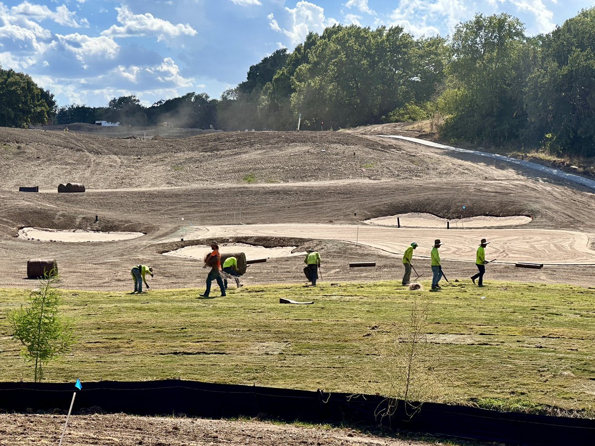 Holes 7 &amp; 8 at Meadowbrook. It’s great to see these holes coming to life!