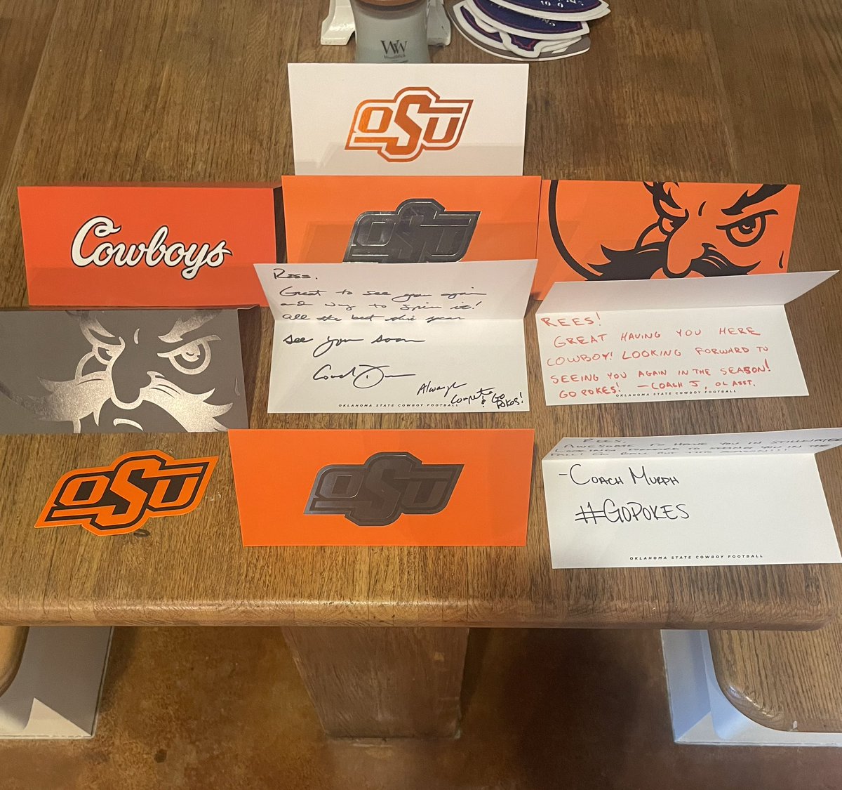 Thank you <a href="/CowboyFB/">OSU Cowboy Football</a> for the love.  It really means a lot.  #GoPokes #LetsGo #ChapsNation