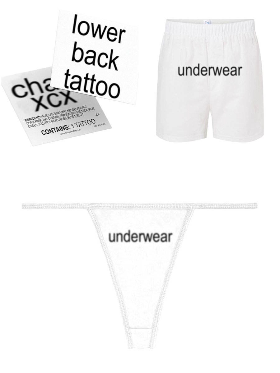 Charli XCX’s Lower Back Tattoo Revealed