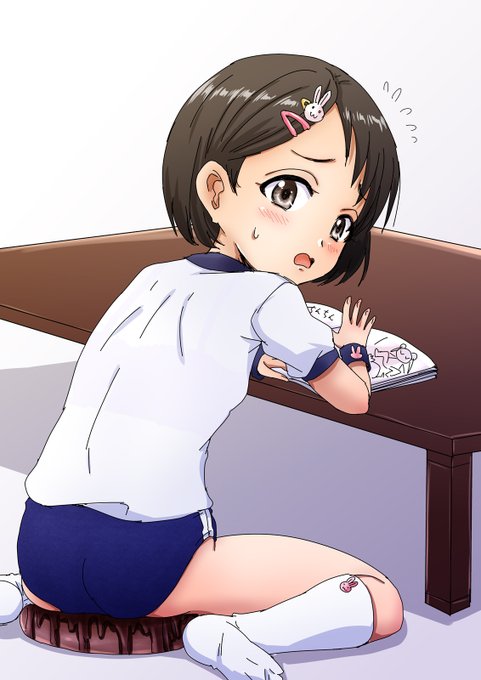 今日の夏休みレッスンは台風接近により自習になった千枝ちゃん 