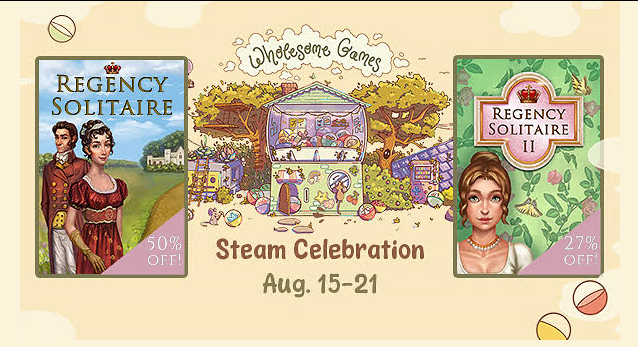 aKiss4Luck's tweet photo. These charming, delightful, so pretty, relaxing and happy games are on sale.
@GreyAlien #RegencySolitaire
Do yourself a kindness... and go look!
https://t.co/lSjPFBmO6h https://t.co/GGTRL8nSIU