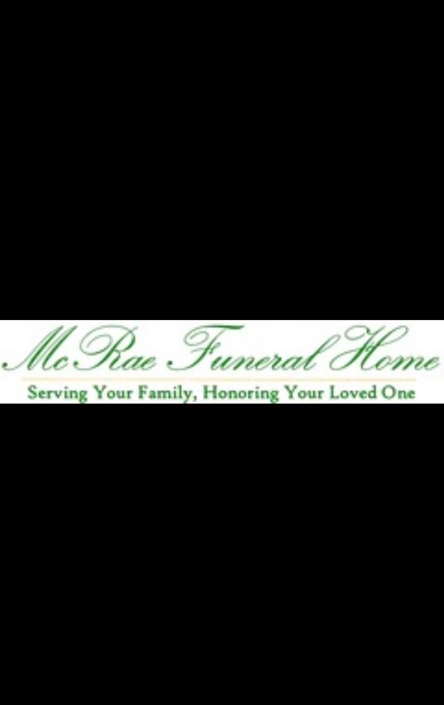 Thank you McRae Funeral Home for your sponsorship!