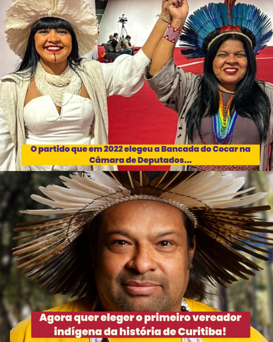AMANHÃ COMEÇA 🏹

A partir desta sexta-feira (16) começa oficialmente a nossa jornada para fazer história! 

Vem ser flecha com a gente! Vamos demarcar: Curitiba é sim território indígena.