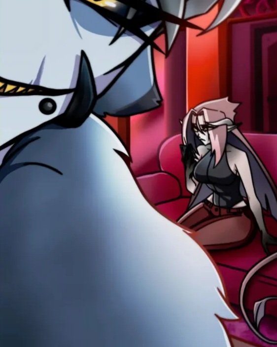 not_so_sinful's tweet photo. 🔥 My my ~ doll face seems a bit off today, she spent the entire lunch break on her cell phone 

#not_so_sinful #HazbinHotel #OC #HazbinHotelFanart #Hazbin #HazbinHotelArt #HazbinHotelOC https://t.co/kuKZAkb2CO