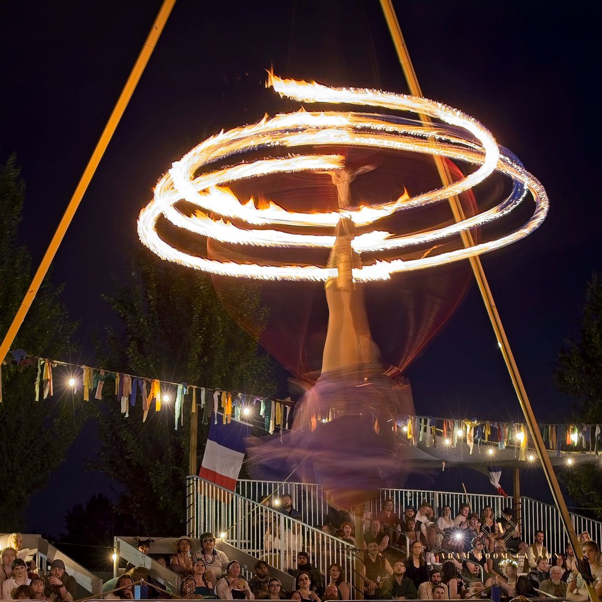 We love this cool shot of Roxy Fireheart! #WMRF2024 #Afterhours #RenFaire