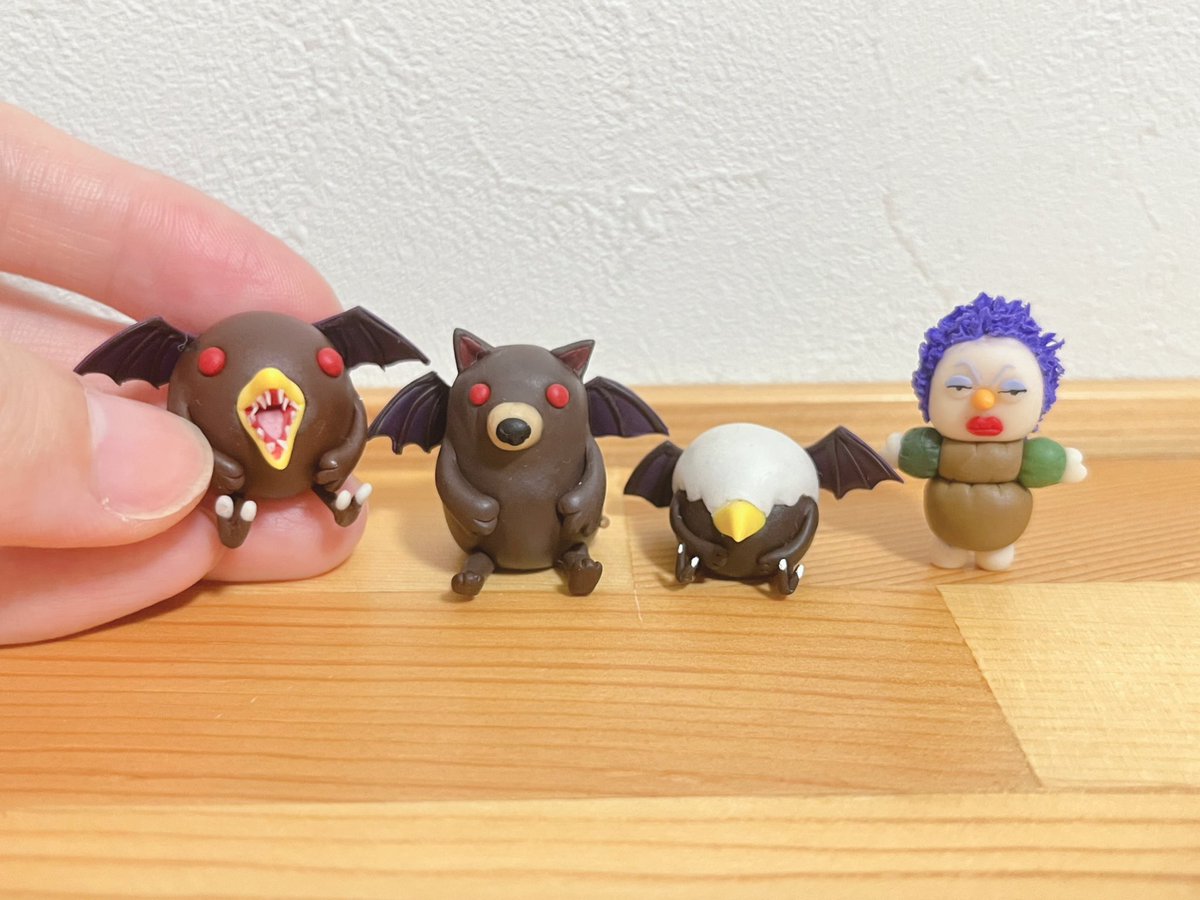 ✼••┈┈┈┈••✼••┈┈┈┈••✼
         デーモンとベラヤーガ
✼••┈┈┈┈••✼••┈┈┈┈••✼

#ジブリ #アーヤと魔女 
#トリデーモン #クマデーモン 
#チビデーモン #ベラヤーガ
#樹脂粘土
#ハンドメイド好きさんと繋がりたい 
#ハンドメイド作品