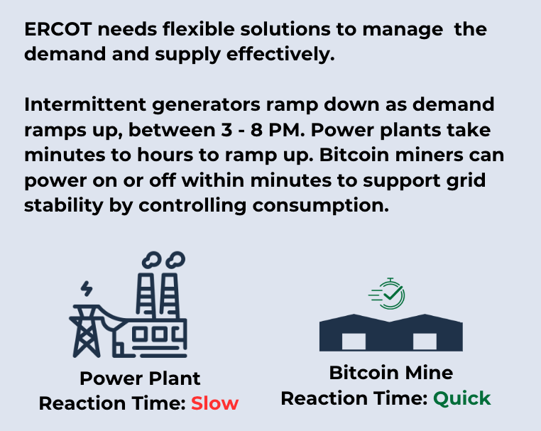 Power Plant vs BTC Mining: (Source: Riot Platforms)