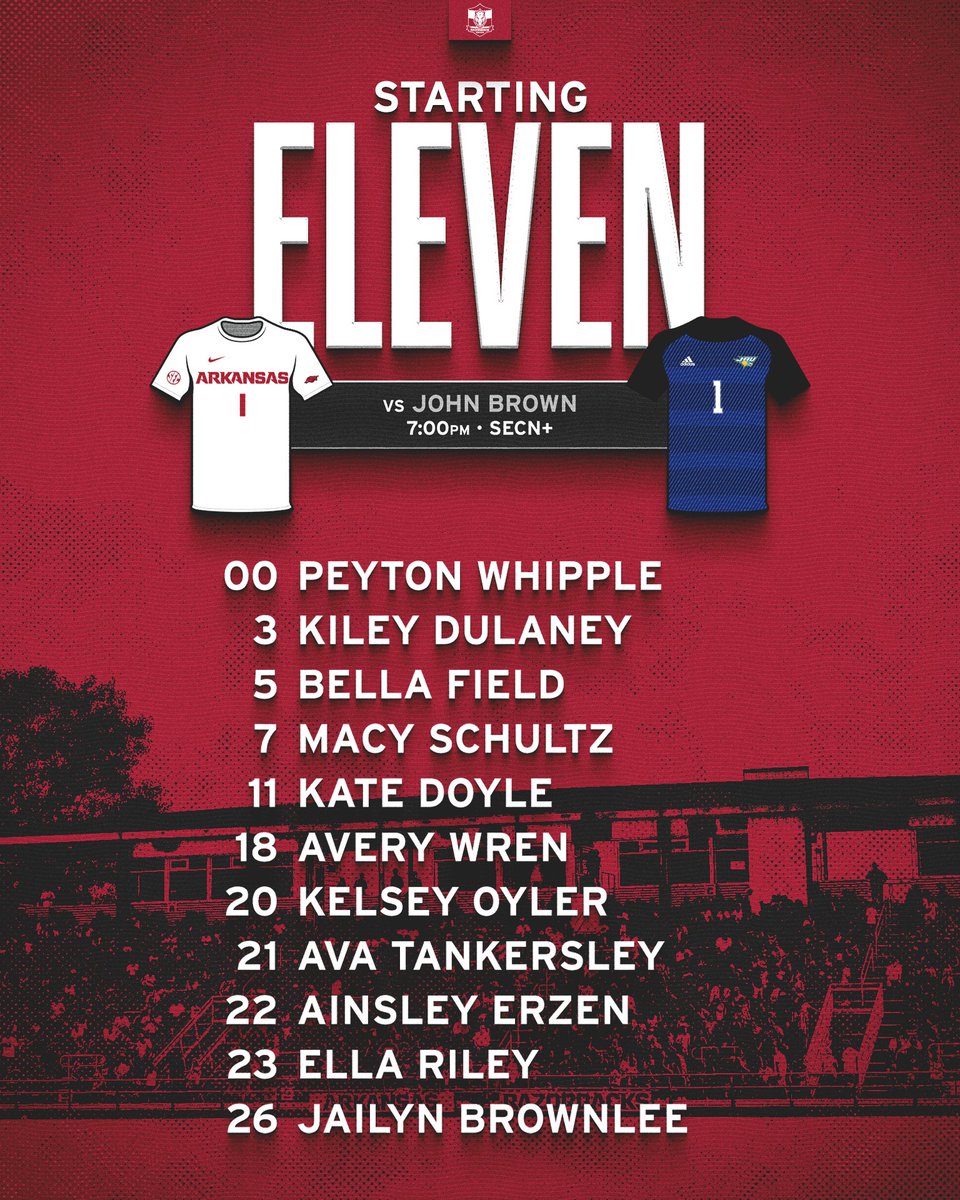 Tonight's starters against JBU ⤵️