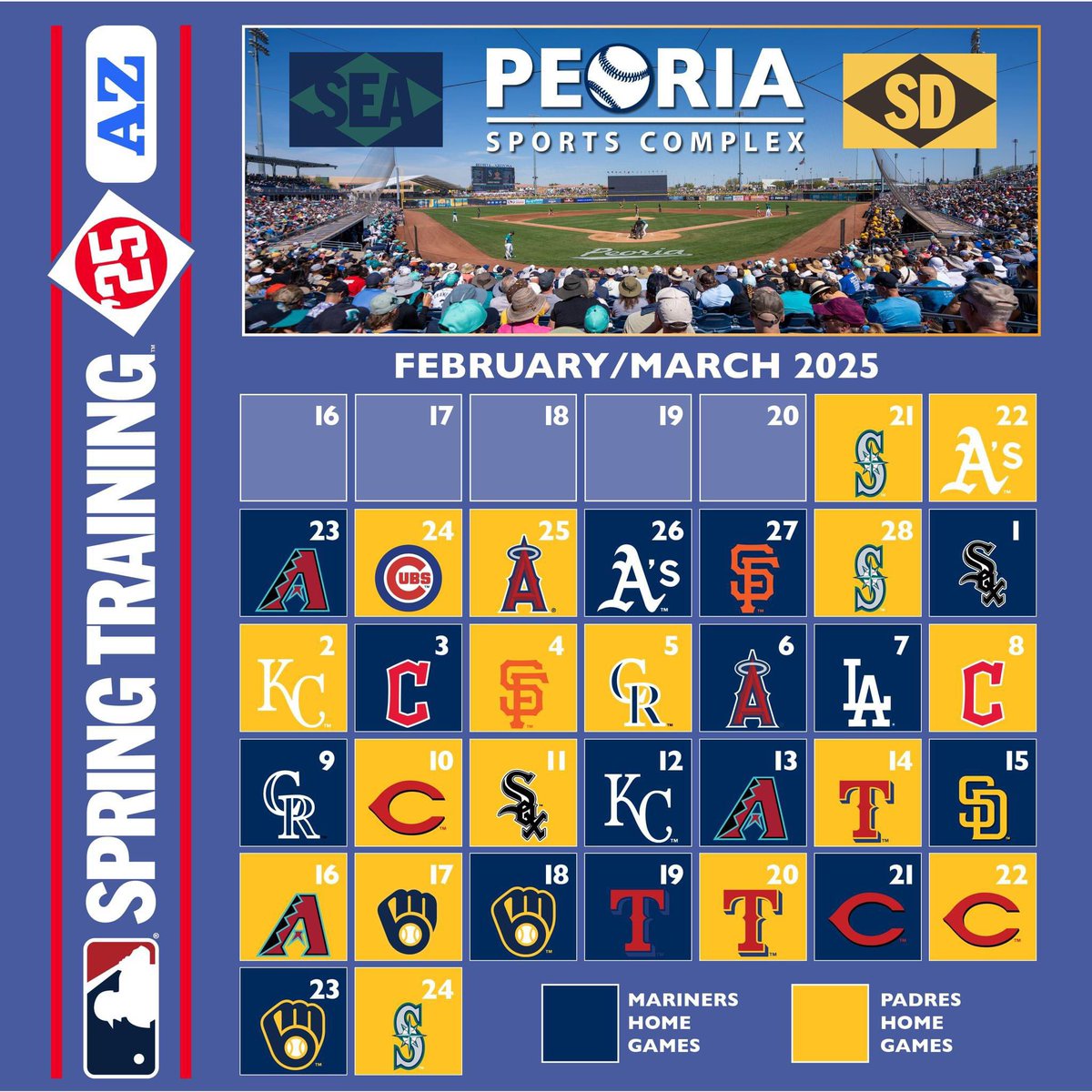 Printable Chicago Cubs Game Schedule for the year 2025