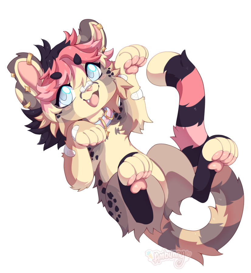 Comm done for my friend Gorthy of their character Razzy! 🐯