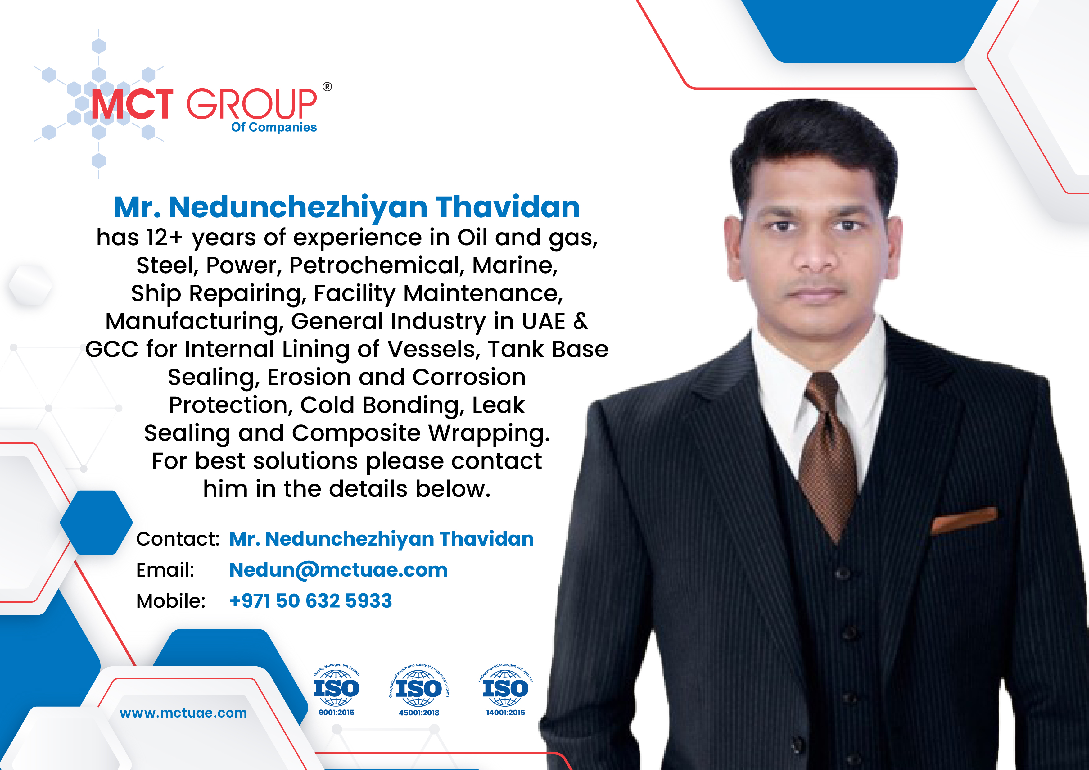 MCT Group в X: „For best solutions please contact him in the 