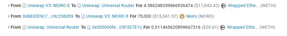 Bundle wallet number 56 - 0.01 to $2m etherscan.io/tx/0x3b71bb656…
Sent tokens here - Slowly selling over the last 10 days in bits - $800k to go etherscan.io/address/0x1b77… 
Also sent here - etherscan.io/address/0x7f40… $300k left
And here - $600k left etherscan.io/address/0x6e3b…

And also here -