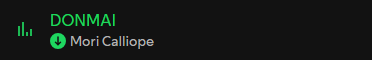 iroirosunflower's tweet photo. Spotifyで聴けた!! オシャレサウンド🤩🤩 Calliopeさんの声にあってる!
#DONMAI 
#Calliope 
#JeanKenJohnny
#EDVedder 

https://t.co/bO3qRRN4Cy https://t.co/EhpBZDPJ62