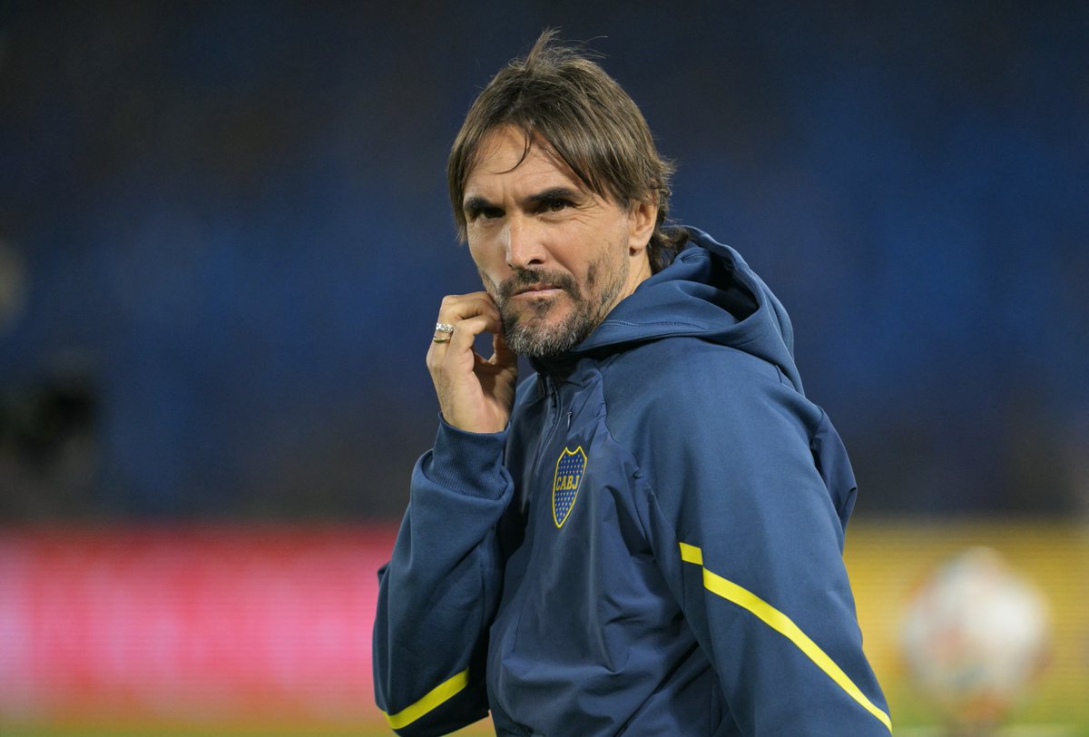 Diego Martínez, DT de Boca.