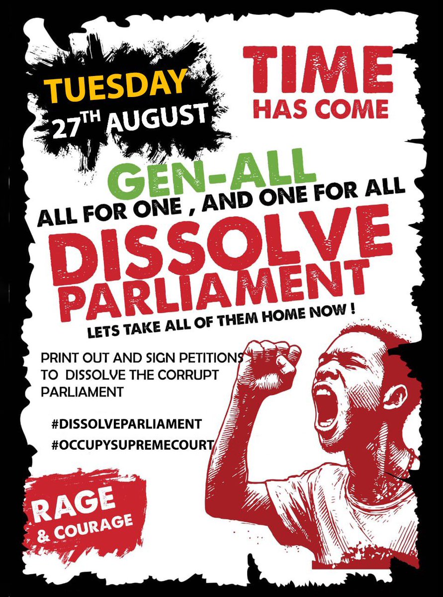 If you are just waking up, remember we have a useless parliament that is not fighting for the interests of the people #DissolveParliament

#DissolveParliamentKE
#RutoLiesAllTheTime