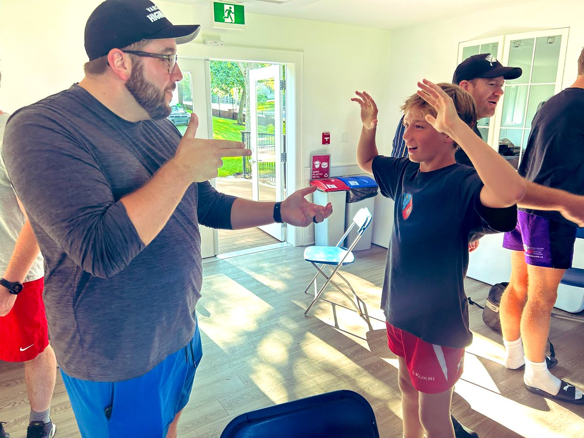 russellearnshaw's tweet photo. Day 4… ‘How can you lead under pressure?’ Tri-Nations with 🇨🇦 replacing 🇦🇺 Langford Lake 😎 Bear-hunter-ninja 🥷@Clark_laidlaw11 on the zoom ❤️, Park the 🚌 T-puzzle 🧠 clap-clap-cobra 🐍 Loving your work @AaronTakel 😘 https://t.co/HScabefjA6