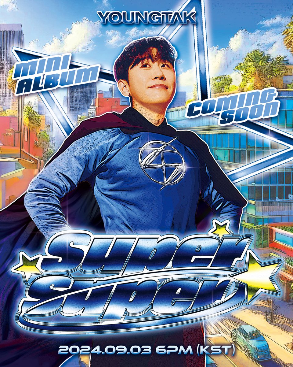 kbsworld_enter's tweet photo. 영탁,
모든 게 새롭다! ‘파격X강렬’ 확 달라진 변신 예고!
‘SuperSuper’한 역대급 컴백! 미니 앨범 포스터 공개!
오는 9월3일 파워풀한 매력 에너지 대방출!

[사진제공: 어비스컴퍼니]

#영탁 #YOUNGTAK https://t.co/5jO9tAMMSo
