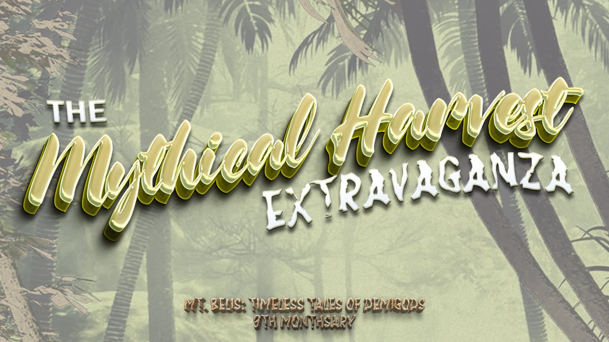 MT. BELIS (CLOSED!) tweet media