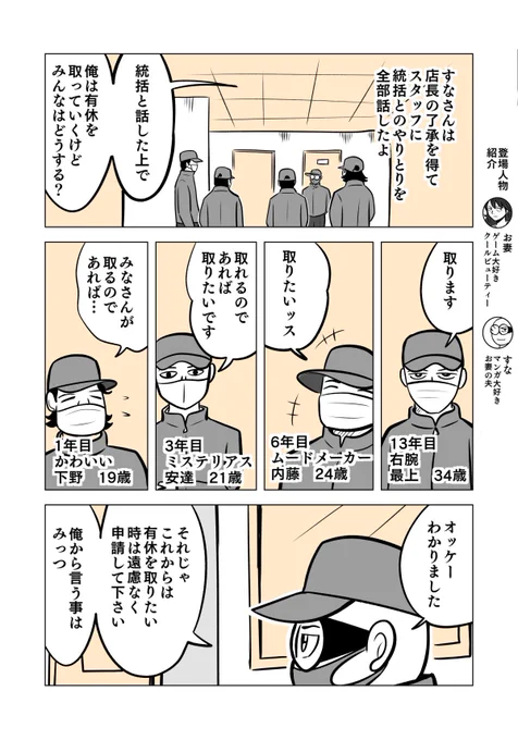 「しっかり働いてしっかり休もうね」って話。
10/11 