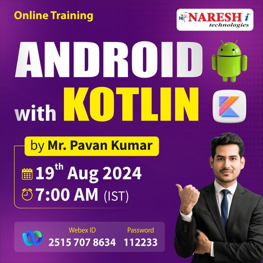 PrassannaPr's tweet image. 🔴 Naresh IT 🔴 🔴 Free Demo 🔴
✍️Register Now: shorturl.at/TFo7M
👉Attend Free Demo On Android by Mr. Pavan kumar .
📅Demo On: 19th August @ 7:00 AM (IST)
#Android #kotlin #androiddevelopmenttraining #androidkotlin #AndroidStudio #kotlinforandroid
