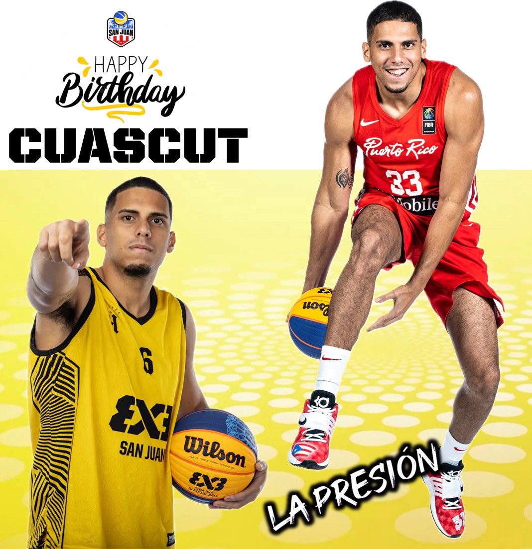 Since in Switzerland is already Aug 16, it’s time to celebrate the birthday of <a href="/daniel_cuascut/">Cuas</a> _ a.k.a. LA PRESIÓN! 🎉
2023 ⬇️
-Lausanne Super Quest MVP
-WT Edmonton Masters MVP
-FIBA3x3 Defensive Player of the Year
-FIBA3x3 World Tour Finalist
-#54 ranked 3x3 player in the 🌍