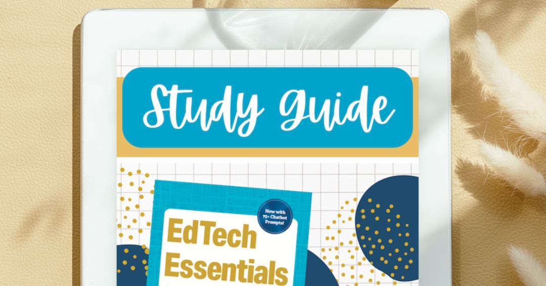 ClassTechTips's tweet image. Check out this FREE study guide I created for the NEW edition of my book #EdTechEssentials

It’s a PDF so you can use it digitally or print it out – or both!

Download the guide here 👉 classtechtips.com/studyguide