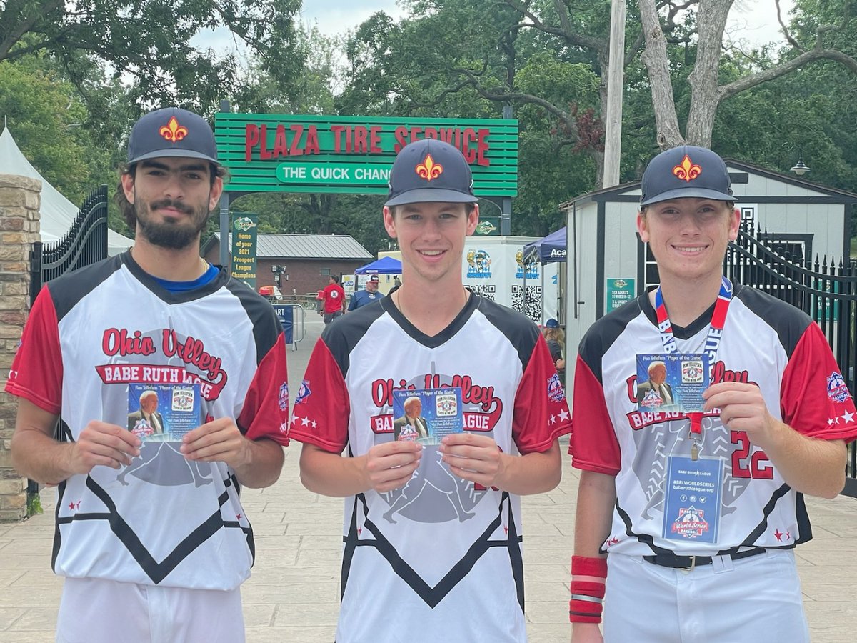 KY Post 8 Baseball (@kypost8) on Twitter photo 3⃣of our <a href="/kypost8/">KY Post 8 Baseball</a> alums <a href="/giancar_g/">Giancarlo Gonzalez</a> <a href="/MasonDraper8/">Mason Draper</a> <a href="/brody_rogers22/">Brody Rogers</a> conclude another World Series representing Ohio Valley for <a href="/SEBabeRuth/">SE Babe Ruth</a> They Say, On Our Way <a href="/TransyBaseball/">Transy Baseball</a> ! All 3⃣ won a player of the game award while at the 18u Babe Ruth World Series hosted by <a href="/SEMObaseball/">SEMO Baseball</a> 3⃣of our <a href="/kypost8/">KY Post 8 Baseball</a> alums <a href="/giancar_g/">Giancarlo Gonzalez</a> <a href="/MasonDraper8/">Mason Draper</a> <a href="/brody_rogers22/">Brody Rogers</a> conclude another World Series representing Ohio Valley for <a href="/SEBabeRuth/">SE Babe Ruth</a> They Say, On Our Way <a href="/TransyBaseball/">Transy Baseball</a> ! All 3⃣ won a player of the game award while at the 18u Babe Ruth World Series hosted by <a href="/SEMObaseball/">SEMO Baseball</a>